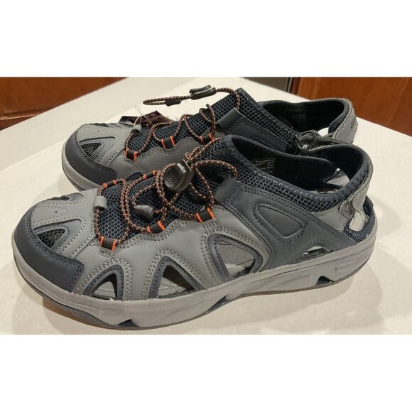 Eddie Bauer Men's Laketrail Water Sandal Size 11 Gray - Picture 1 of 5